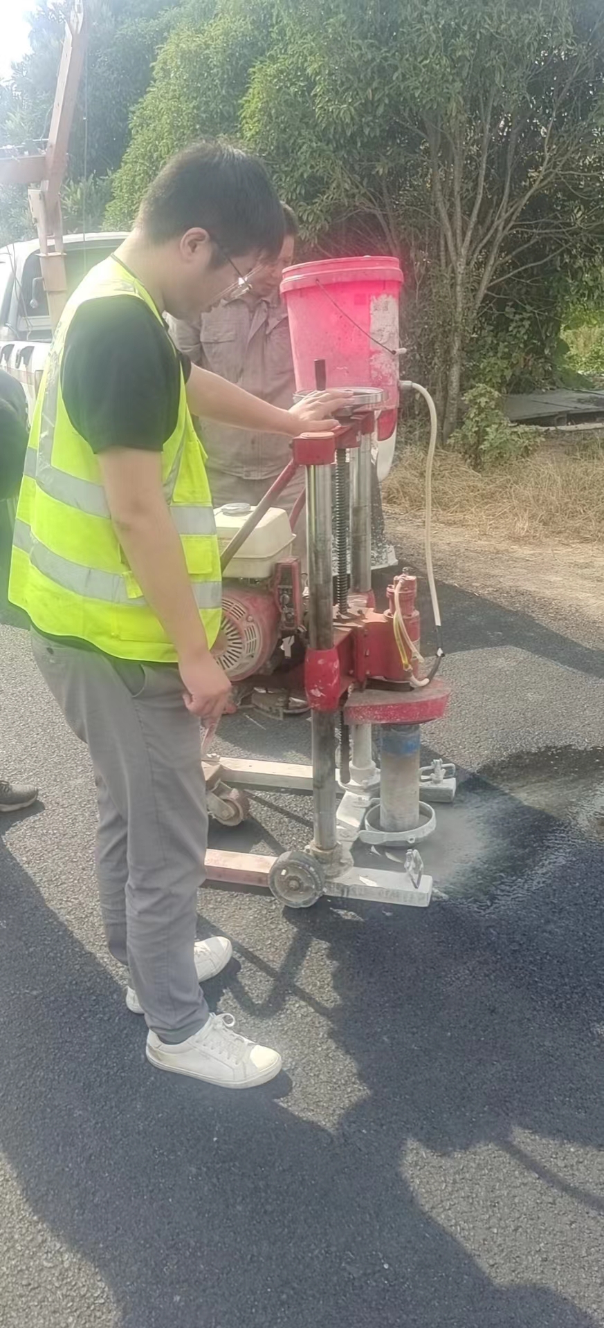 安慶市2022年農村公路養(yǎng)護工程（X101龍百路、X102桐新路) 交（竣）工驗收質量檢測